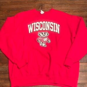 University of Wisconsin crew neck